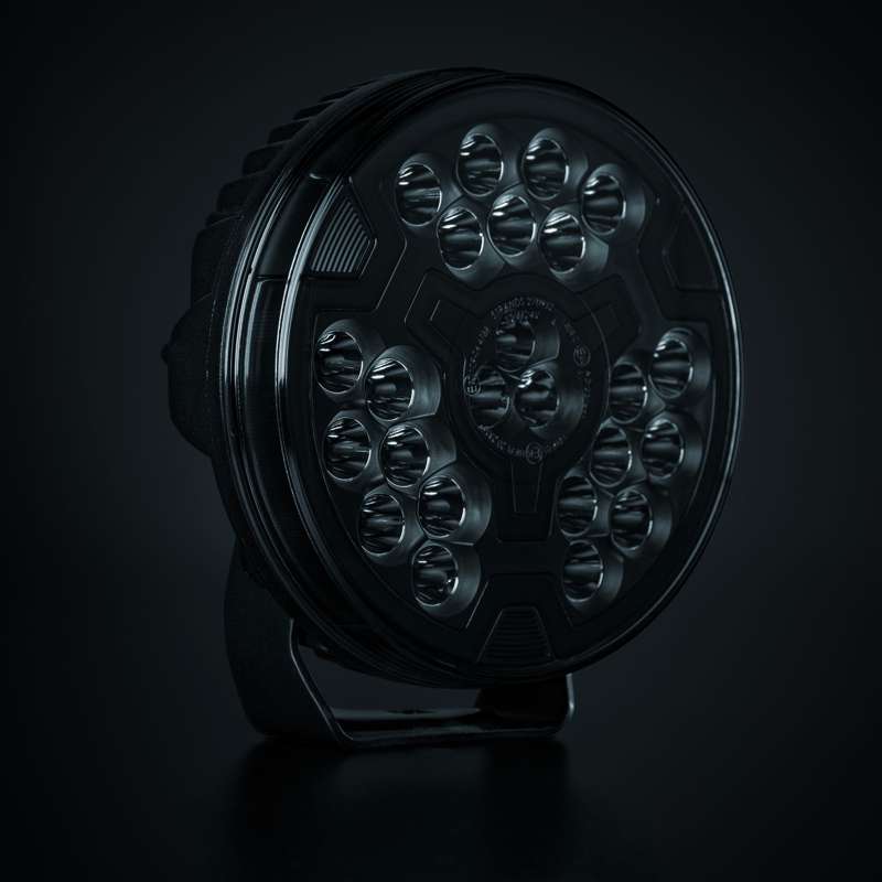 Ekstra lette Strands Freedom Maximum 7" LED 10000 lm E-godkendt - nærbillede detaljer | Strands Lysafdeling