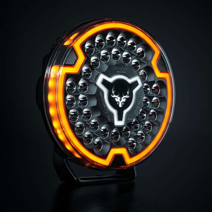 Ekstra lette Strands Freedom Maximum 9" LED 13400 lm E-godkendt - produktbillede forfra | Strands Lighting Division