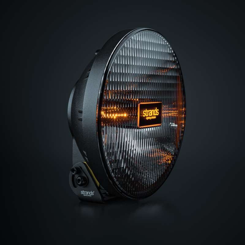 Ekstra lette tråde IZE LED OG 9″ 12000 lm E-godkendt - produktbillede forfra | Strands Lysafdeling