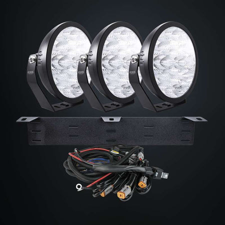Strands Kit 3x Yukon 2.0 9″ LED Extra Light Flood – Komplet pakke - Carlevel - 