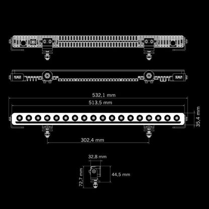 Strands Nuuk D-Line LED rampe 20" - 9600 lumen ekstra lys - produktbillede 11 | Strands Lighting Division