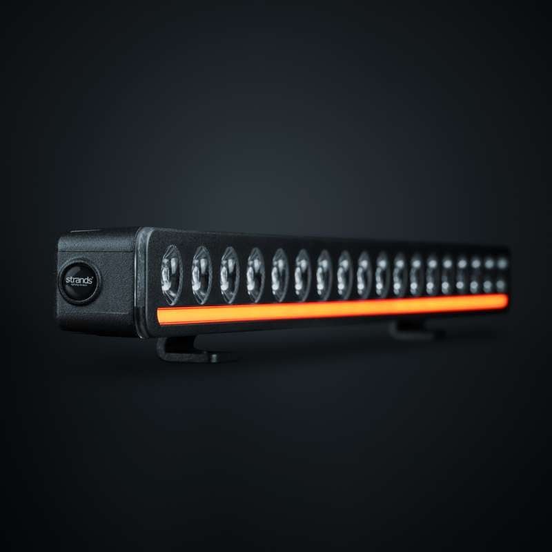 Strands Nuuk D-Line LED-rampe 20" - 9600 lumen ekstra lys - produktbillede forfra | Strands Lighting Division