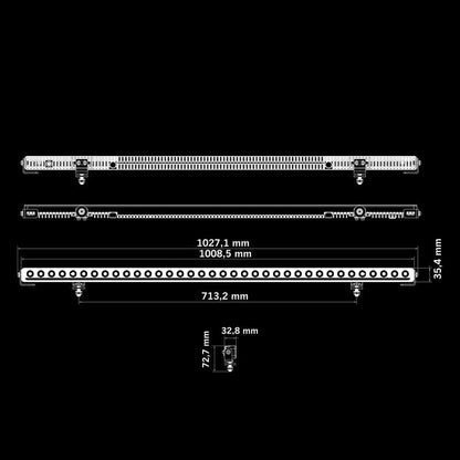 Strands Nuuk D-Line LED rampe 40" - 19600 lumen ekstra lys - produktbillede 11 | Strands Lighting Division