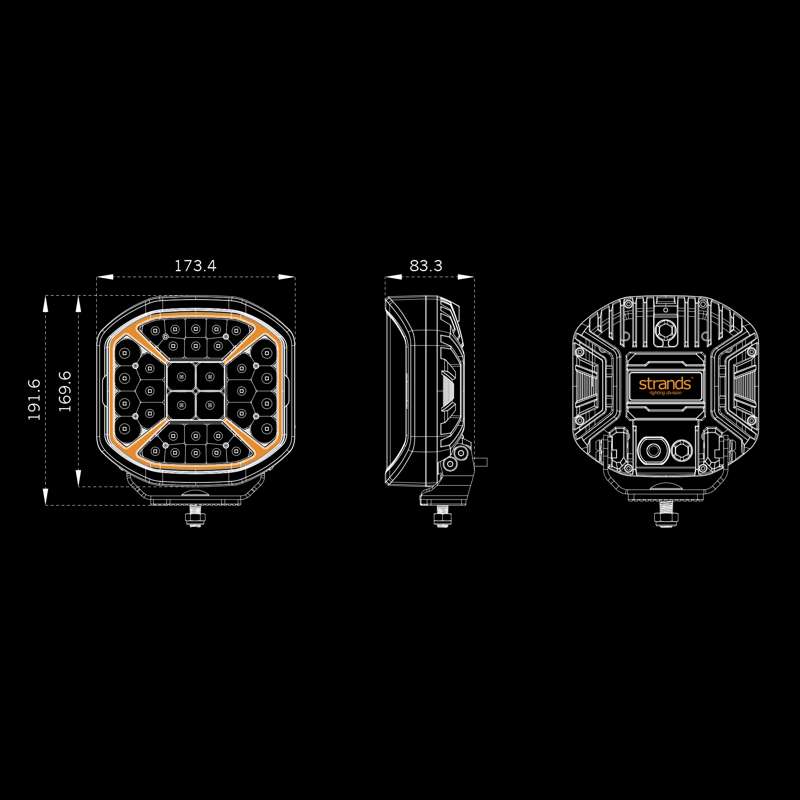 Strands Siberia X 7" LED Ekstra lys - 7430 lm Xperience - ekstra billede | Strands Lighting Division