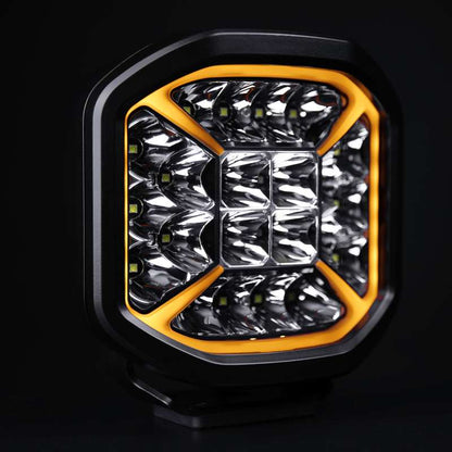 Strands Siberia X 7" LED ekstralys - 7430 lm Xperience - produkt set fra siden | Strands Lighting Division