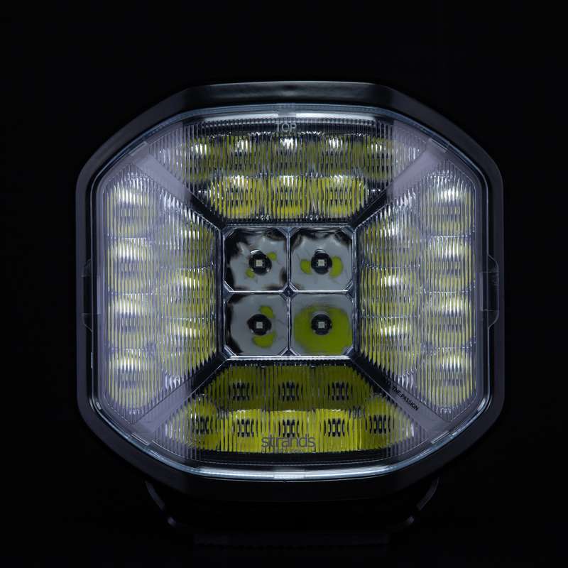 Ekstra lys Strands Lighting Division Siberia X 9" LED – 13350 lm Xperience Mode – alternativ visning | Strands Lysafdeling