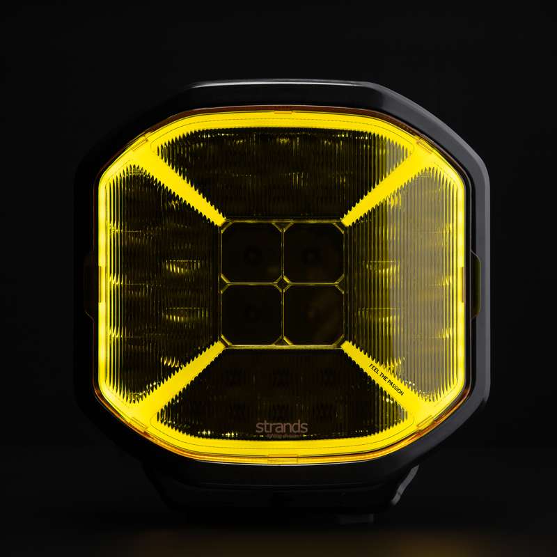 Ekstra lys Strands Lighting Division Siberia X 9" LED - 13350 lm Xperience Mode - produktbillede forfra