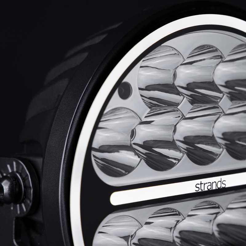 Strands Siberia XP 7" LED Ekstra lys - 5710 lm Xperience - produkt set fra siden | Strands Lighting Division
