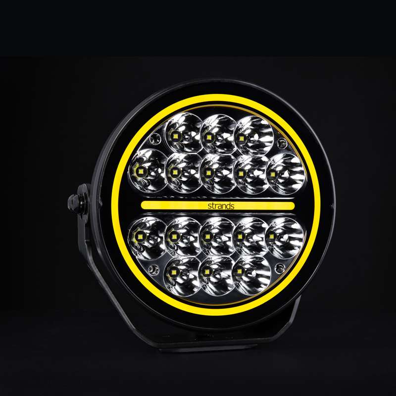 Strands Siberia XP 7" LED Extraljus – 5710 lm Xperience – produktbild framifrån | Strands Lighting Division