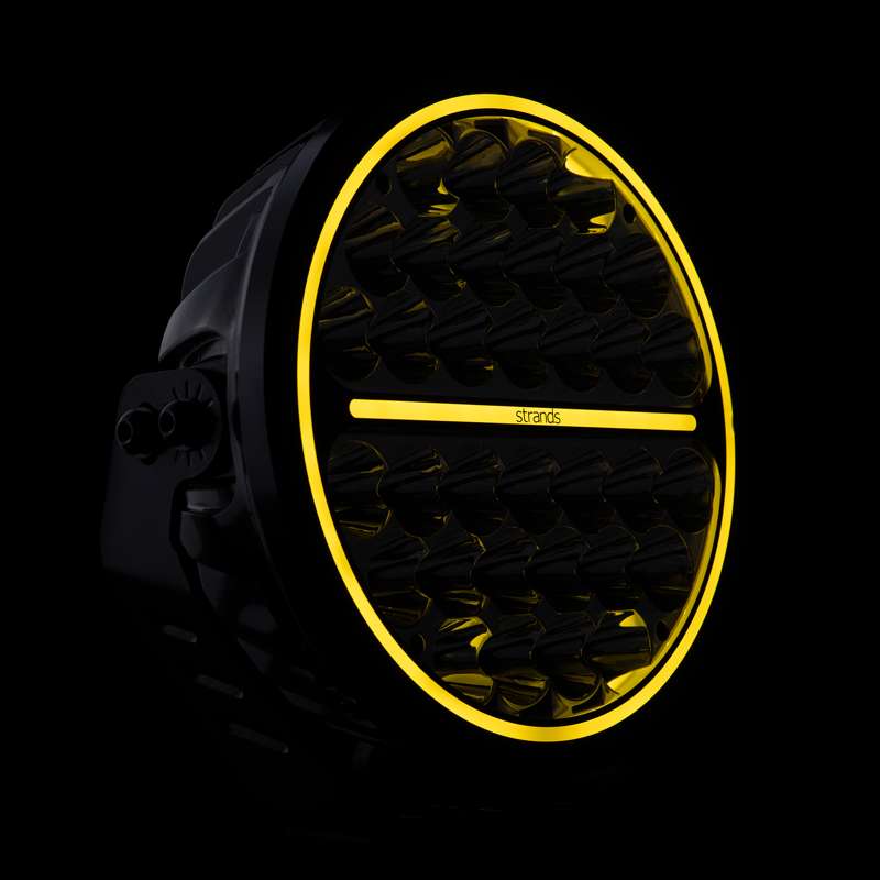 Strands Siberia XP 9" LED Extraljus – 15030 lm Xperience – närbild detaljer | Strands Lighting Division