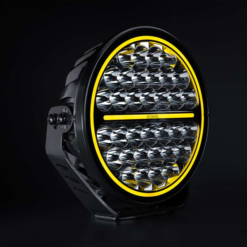 Strands Siberia XP 9" LED Ekstra lys - 15030 lm Xperience - produktbillede forfra | Strands Lighting Division