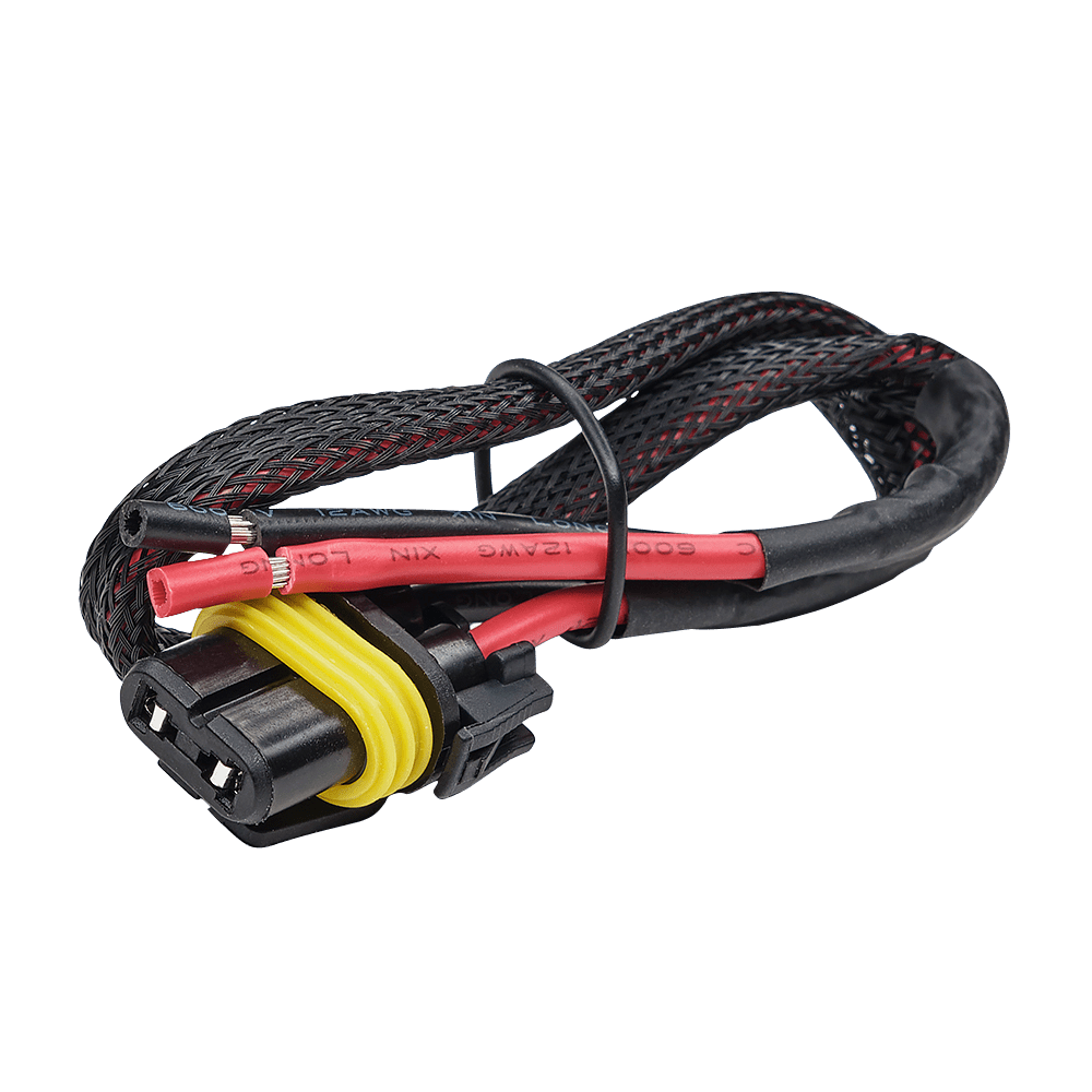 Strömkabel 3.0mm Hane/9006 – LED - extraljus, xenon - extraljus, LED - ramper, arbetsljus med högre effekt – 9006 \, HB4 – LUXTAR - Carlevel - Belysning > Kabelsatser
