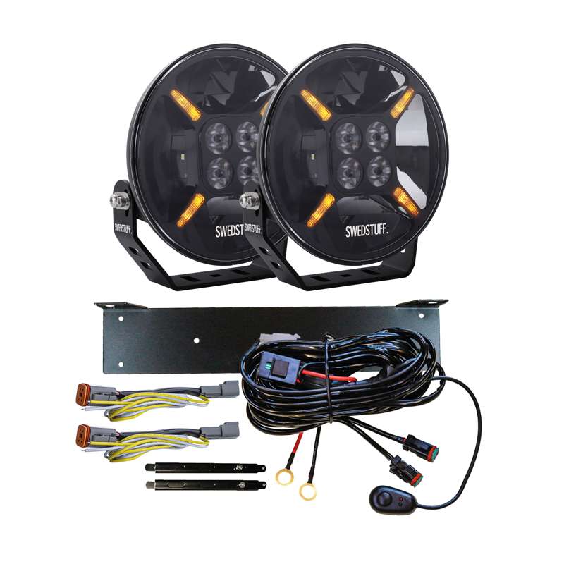 Swedstuff LDL - 01 9″ LED Ekstra lys sæt 2 - pakke - Komplet pakke - Carlevel - 