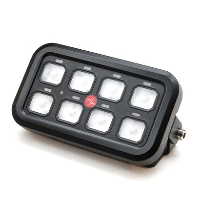 Switch panel 8 - Button 12V/24V 600W - product image from the front | Xenon-kongen