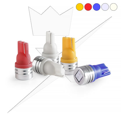 nærbillede af detaljer og materialer af T10 – W5W LED 2SMD – Xenon-kongen