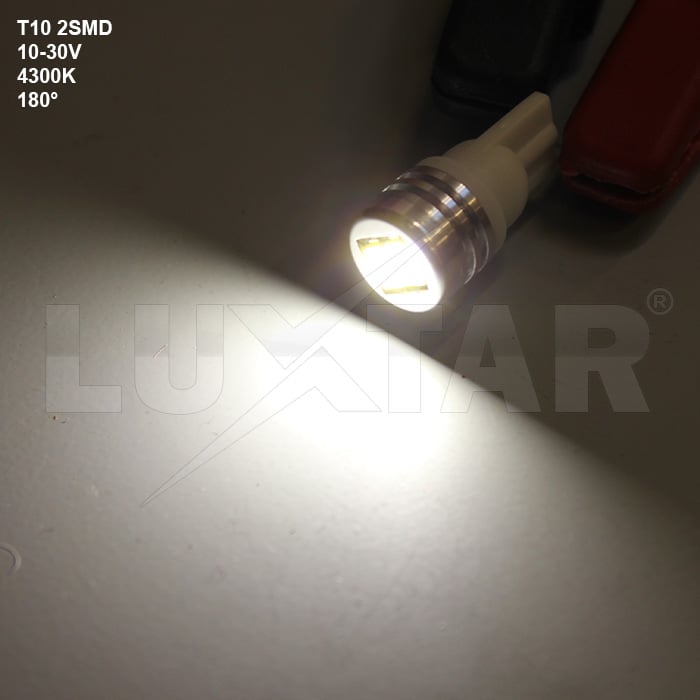 sidebillede, der viser profil og design af T10 – W5W LED 2SMD – Xenon King