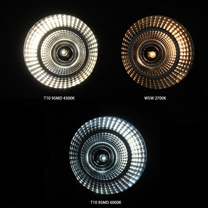T10 – W5W Super Canbus 9SMD 6000K – produkt set fra siden | Xenon-kongen