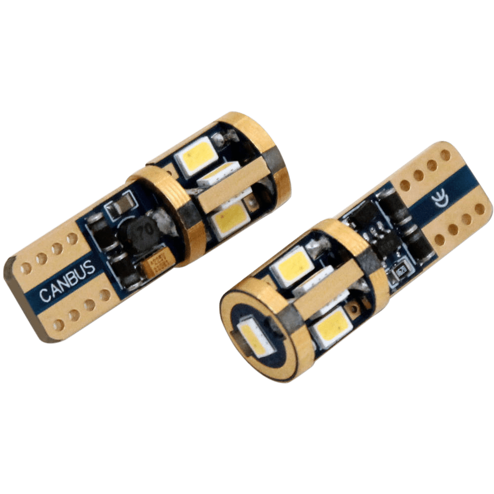 T10 - W5W Super Canbus 9SMD 6000K - produktbillede forfra | Xenon-kongen