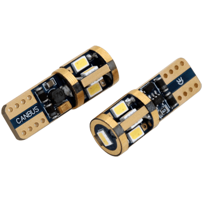 T10 - W5W Super Canbus 9SMD 6000K - produktbillede forfra | Xenon-kongen