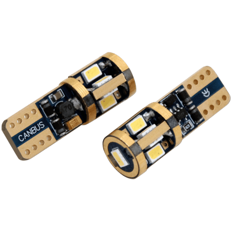 T10 - W5W Super Canbus 9SMD 6000K - produktbillede forfra | Xenon-kongen