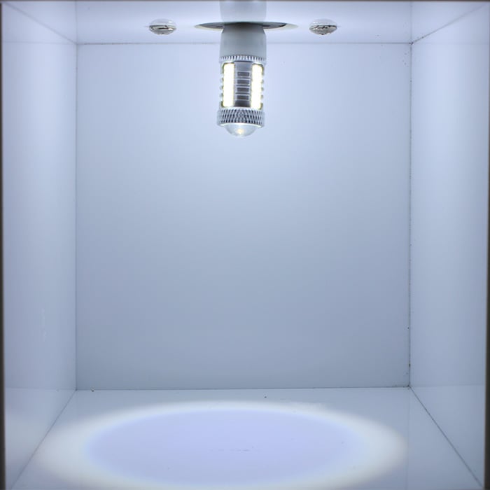 sidebillede, der viser profil og design af T15 – W16W LED-baggrundslys 360LM – Xenon King