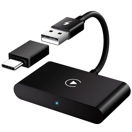 Trådløs CarPlay Adapter - Kompatibel med iPhone & Android | Enkel Plug & Play-opgradering - Carlevel - 