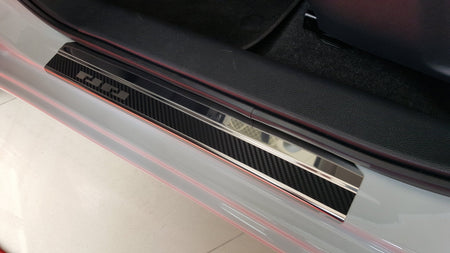 Karmbeskyttelse stål/kulfiber Nissan Micra V 5D 2017–2022 - Carlevel - 