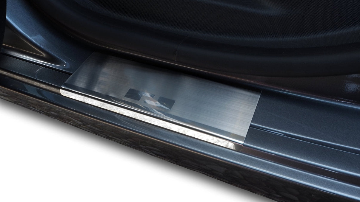 Sill Protector til Renault Zoe II 2019-2024 - Rustfrit stål | Alu-Frost - nærbillede detaljer | Alu-Frost