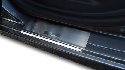 Sill Protector til Renault Zoe II 2019-2024 - Rustfrit stål | Alu-Frost - nærbillede detaljer | Alu-Frost