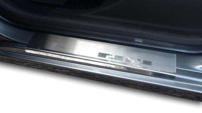 Sill Protector til Renault Zoe II 2019-2024 - Rustfrit stål | Alu-Frost - produktbillede forfra | Alu-Frost