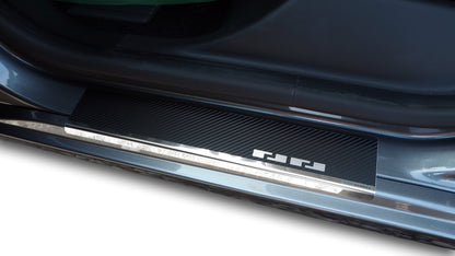 Tröskelskydd till Renault Zoe II 2019–2024 – Kolfiber-look - Carlevel AB - Fordon och delar > Fordonsdelar > Karossdelar