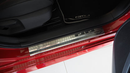 Tærskelbeskyttelse Stål 4 - pak Toyota Corolla XII 5D 2019+ - Carlevel - 