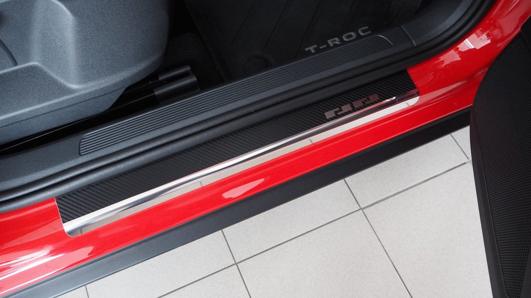 Tærskelbeskyttelse stål/kulfiber Golf VII 5D/Kombi 2012–2019 - Carlevel - 