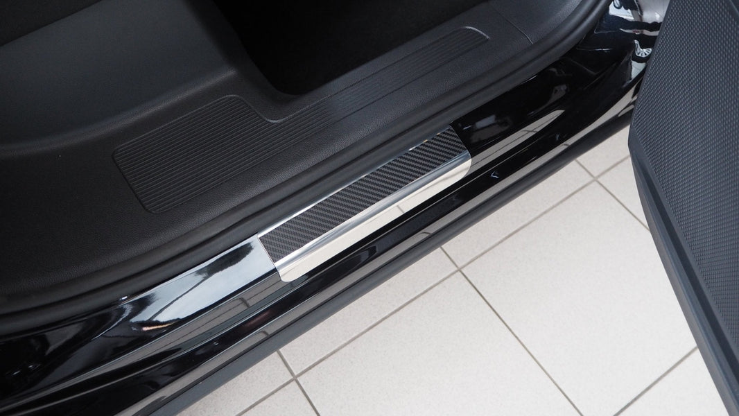 Tærskelbeskyttelse stål/kulfiber VW Tiguan II 2016–2024 - Carlevel - 