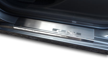 Sill Protector til Renault Zoe II 2019-2024 - Rustfrit stål | Alu-Frost - produktbillede forfra | Alu-Frost
