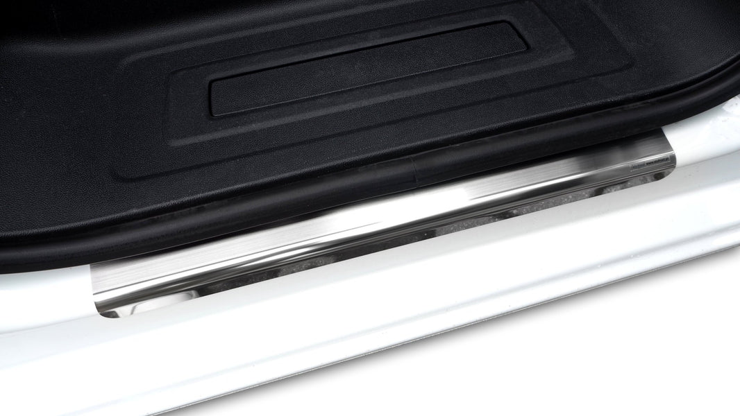 Tröskelskydd rostfritt stål Transit Custom/Tourneo/VW T7 2023–2025 - Carlevel - 