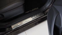 Tærskelbeskyttelse til Toyota Corolla XII 4D/Kombi/Swace 2019+ - 4-pak stål Alu-Frost - produktbillede forfra | Alu-Frost