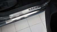 Tærskelbeskyttelse til VW Golf VII 5D / Stationcar 2012-2019 - 4-pak rustfrit stål | Alu-Frost - produktbillede forfra | Alu-Frost