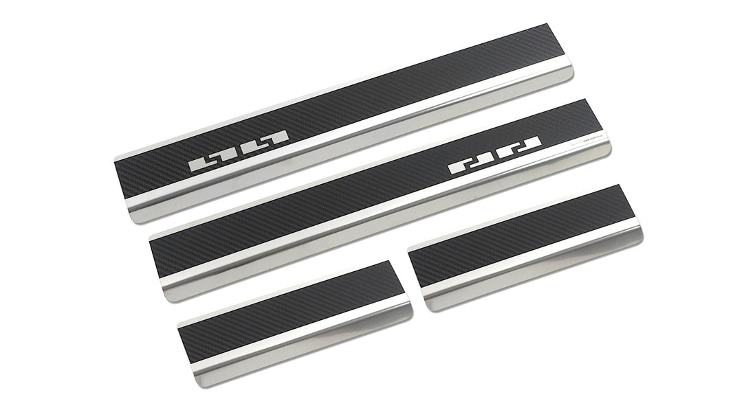 Tröskelskydd stål/kolfiber FOCUS III 4D / 5D / KOMBI 2011 - 2018 - Carlevel - Tröskelskydd