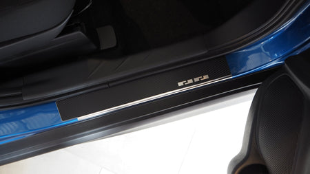 Tröskelskydd stål/kolfiber Mitsubishi ASX 2010–2022 - Carlevel - 