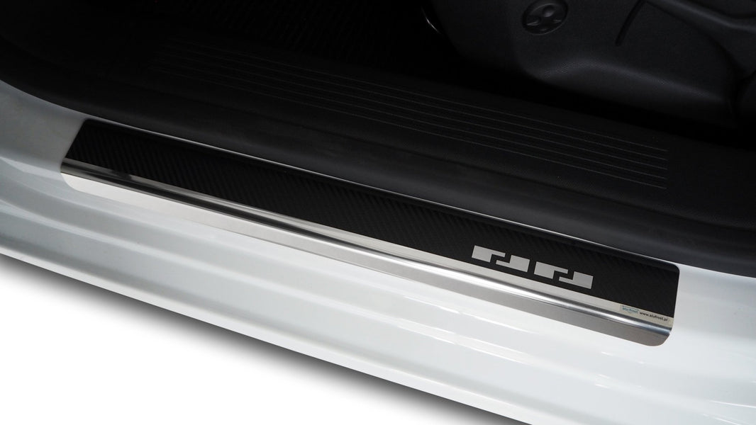 Tröskelskydd stål/kolfiber Opel Astra VI L 5D 2022+ - Carlevel - 