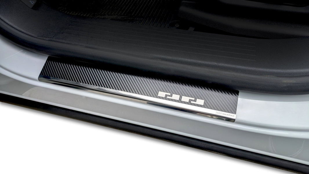 Tröskelskydd stål/kolfiber Opel Grandland X II 2024+ - Carlevel - 