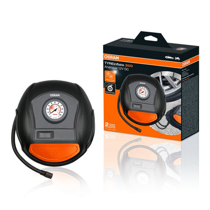 TYREINFLATE Dækpumpe 200 FS1 - nærbillede detaljer | OSRAM