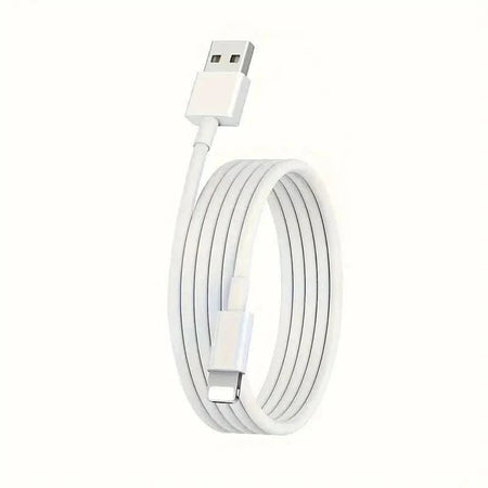 USB Lightning-opladning Hurtigopladningskabler til iPhone - 2m Lightning til USB, Dataoverførsel & Opladning - Carlevel - 