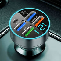 USB superhurtig opladningsstation - Intelligent opladningshub til flere enheder 6 - Porte - Carlevel - 