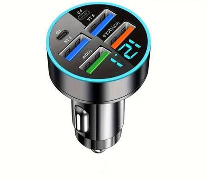USB superhurtig opladningsstation - Intelligent opladningshub til flere enheder 6 - Porte - Carlevel - 