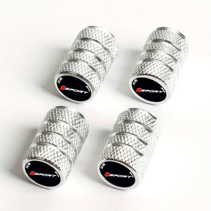 Aluminiumsventilhætter til alle bilmodeller (4-pak) - Højkvalitets og universelle ventildæksler - Carlevel - 