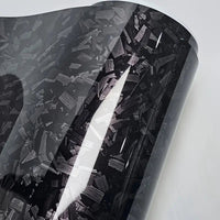 Glossy Forge Carbon Fiber Vinyl Film til Bil & Motorcykel - 81x99 cm - Carlevel - 