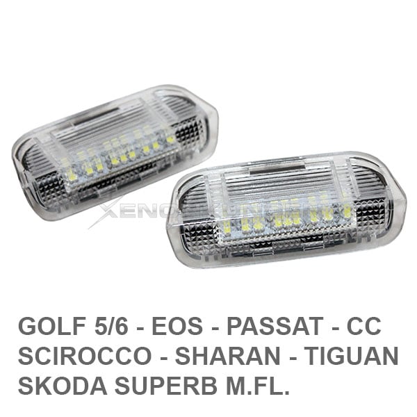 VW Dørlampe Golf 6 etc. – produktbillede forfra | ANDET