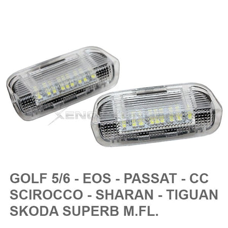 VW Dørlampe Golf 6 etc. – produktbillede forfra | ANDET